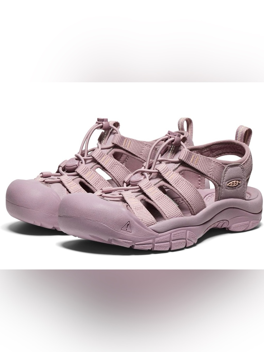 Keen Monochrome Newport H2 Closed-Toe Water Sandals in Dusty Rose (Toadstool)NIB